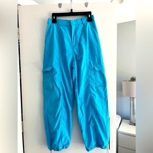 Graffiti Neon Blue Cargo Pant